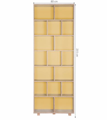 Regał Migos 80 cm żółty na Arena.pl