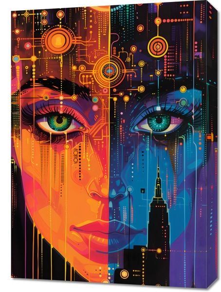 Obraz 50x70cm Cyfrowa Psyche zdjęcie 1