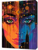 Obraz 50x70cm Cyfrowa Psyche
