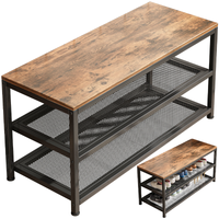 REGAŁ SZAFKA NA BUTY SIEDZISKIEM DUŻA PÓŁKA INDUSTRIALNA LOFT RETRO 73 CM