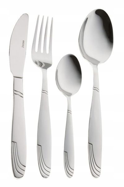 Sztućce Satynowane w Walizce 72 ele 12 osób zdjęcie 2