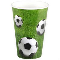 kubek papierowy "football" 200 ml, śr. 70 mm 10 szt.