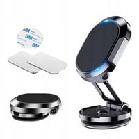 UCHWYT NA TELEFON DO SAMOCHODU BARDZO MOCNY MAGNES SKŁADANY DO AUTA DESKI