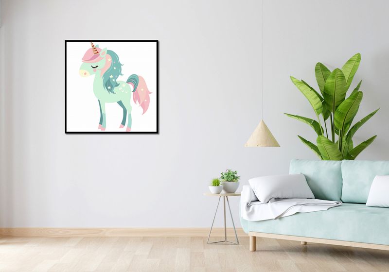 Plakat 80x80cm Jednorożec Marzeń zdjęcie 4