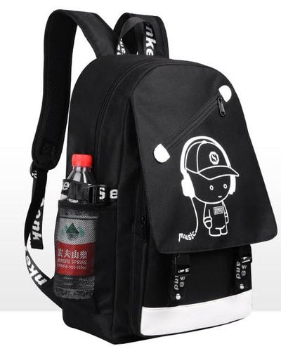 PLECAK SZKOLNY ŚWIECĄCY MŁODZIEŻOWY DUŻY A4 PIÓRNIK LISTONOSZKA SET3 USB na Arena.pl