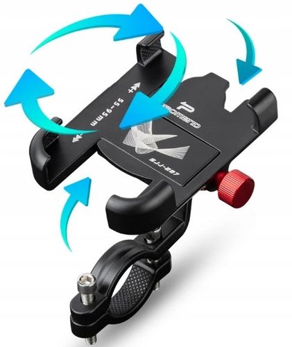 Uchwyt rowerowy na TELEFON 360° regulowany (ZR08) na Arena.pl