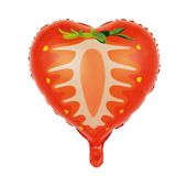 Balon foliowy owoce Truskawka, 45 cm (luz)