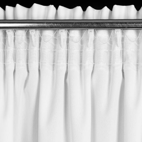 Zasłona jednokolorowa na tasmie RITA 140X270 biała na Arena.pl