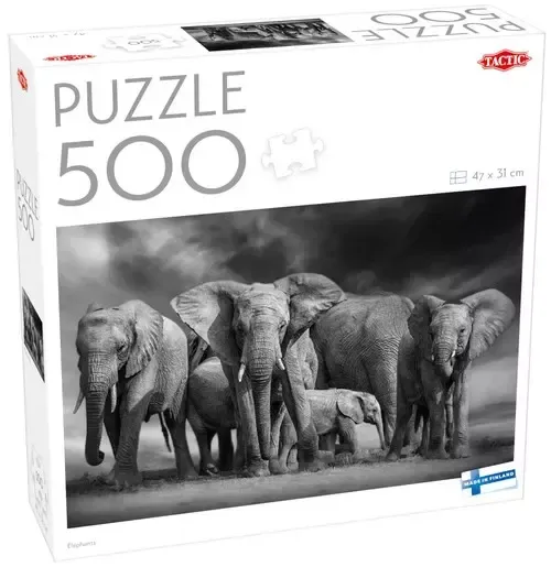 Puzzle 500 Elephants zdjęcie 1