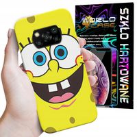 ETUI DO XIAOMI POCO X3 - SPONGEBOB BAJKI GRY WYBÓR PLECKI + SZKŁO