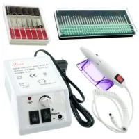 Frezarka do paznokci kosmetyczna 12W + frezy MIX