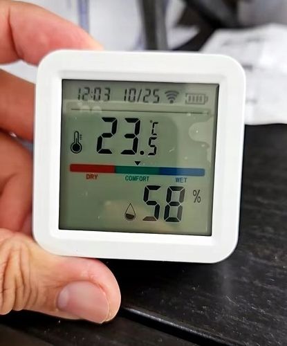 Termometr Czujnik Temperatury Wilgotności i Zegar TUYA SMART LIFE WIFI LCD na Arena.pl