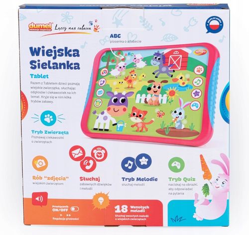 Dumel TABLET WIEJSKA SIELANKA QUIZ ZWIERZĘTA PL 3+ na Arena.pl