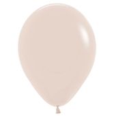 Balony lateksowe biały piasek, 30 cm 3 szt.