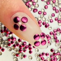 ShinePins gładkie ćwieki ozdoby do paznokci large NTN Premium Nr 9 5g