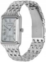 ZEGAREK DAMSKI FOSSIL ES5306 RAQUEL MODNY PROSTOKĄTNY DATA MASA PERŁOWA BOX