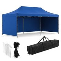 Namiot handlowy 3x6 m ogrodowy, pawilon na imprezy, catering niebieski