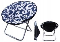 SKŁADANE KRZESŁO OGRODOWE FOTEL MOTYL na TARAS BALKON OGRÓD WYGODNE