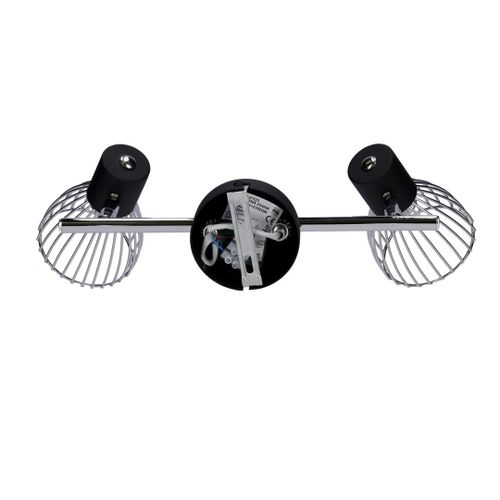 Modo listwa 2x40W E14 czarny+chrom na Arena.pl