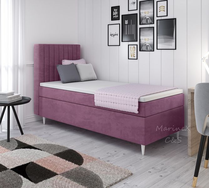 Łóżko kontynentalne jednoosobowe Paris 100cm x 200cm PRODUCENT zdjęcie 4