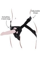 strap-on harness black