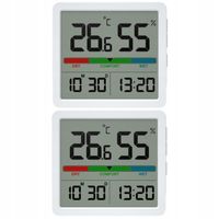Stacja Pogodowa Termometr pokojowy elektroniczny higrometr 2 sztuki Manta