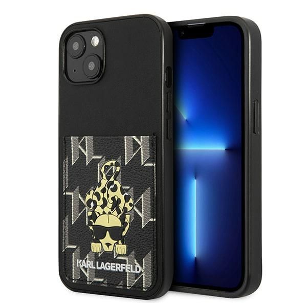 Etui Karl Lagerfeld do iPhone 15, iPhone 14, iPhone 13, Czarny zdjęcie 1