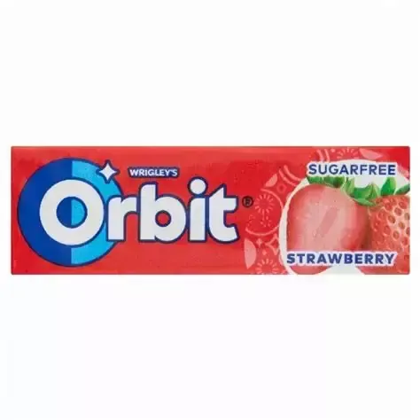 ORBIT GUMA DRAŻE TRUSKAWKA 14G zdjęcie 1