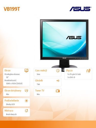 Asus 19'' VB199T na Arena.pl