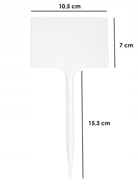 Tabliczki Etykiety do opisu roślin + marker zdjęcie 4