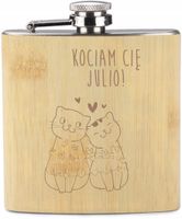 GRAWER Piersiówka 200 ml personalizowany prezent na WALENTYNKI