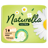 Naturella Ultra Normal Podpaski ze Skrzydełkami 10 sztuk