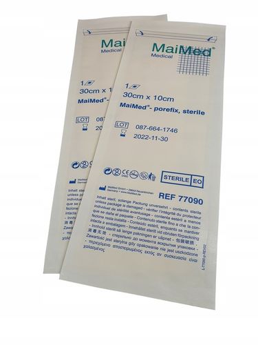 PLASTER Z OPATRUNKIEM STERYLNY NA RANY Z WKŁADEM CHŁONNYM 30x10cm 25szt na Arena.pl