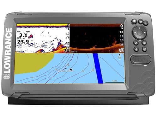 Echosonda Lowrance HOOK2 9 COMBO CHIRP SplitShot sonar na Arena.pl