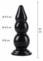 hidden desire extreme buttplug balls 23 cm anatomiczny pvc xxl