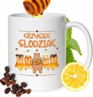 Kubek Dla Krzyśka Kolegi Przyjaciela Męża Z Nadrukiem Prezent Biały 330Ml