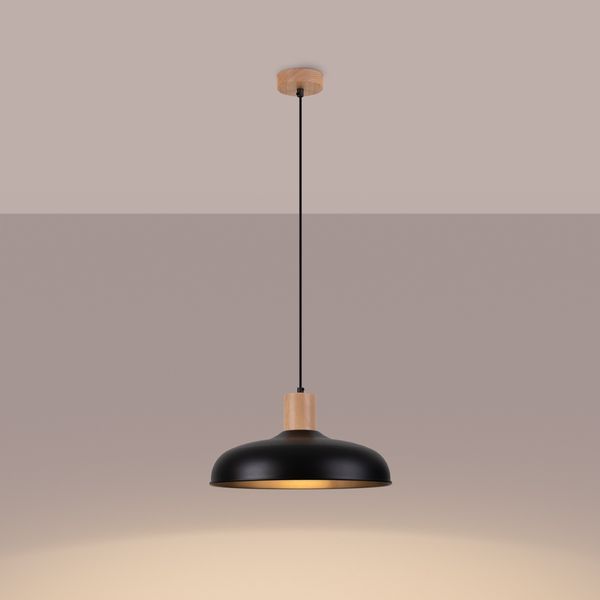 Lampa wisząca INDY czarna zdjęcie 3