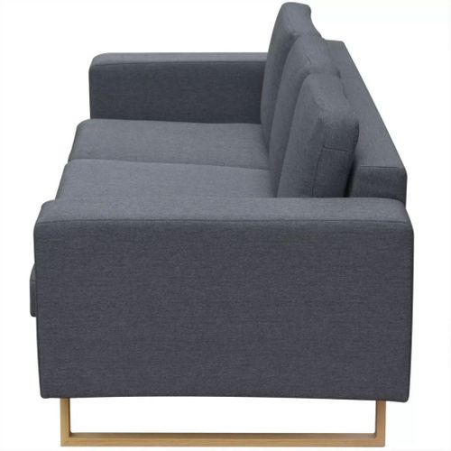VidaXL Sofa 3-os. ciemnoszara na Arena.pl