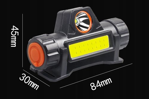 CZOŁÓWKA LED Magnes USB Akumulator MOCNA XPE COB na Arena.pl