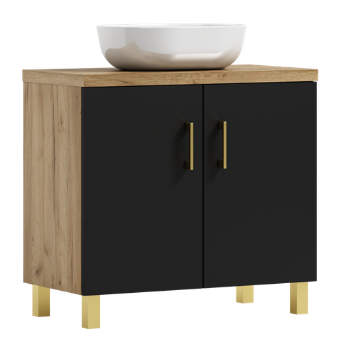 ZESTAW  MEBLI  LAZIENKOWYCH 60 szafka umywalka słupek w. (W5) + BLANCO na Arena.pl