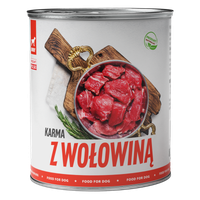 MOKRA KARMA DLA PSA TufTuf Puszka Mielonka z Wołowiną  800G
