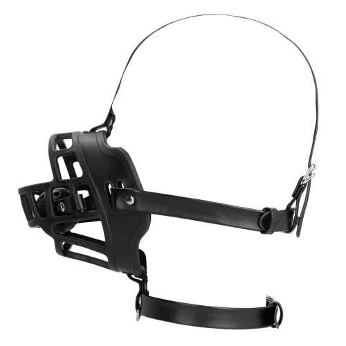 ouch! muzzle black - system z wyjmowaną kulką, regulowany na Arena.pl