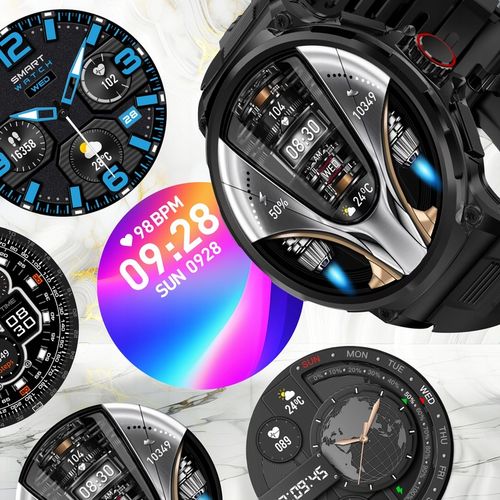 SMARTWATCH MĘSKI ZEGAREK ROZMOWY 710 mAh BATERIA MENU POLSKIE POMIARY SMS na Arena.pl