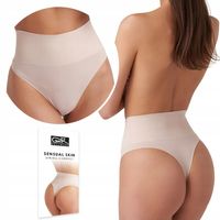 GATTA STRING CORRECT stringi z wysokim stanem majtki WYSZCZUPLAJĄCE - S