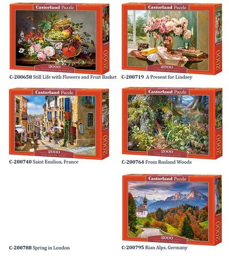 Castorland Puzzle 2000 elem. cudne obrazy CA0019 na Arena.pl