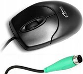 klasyczna mysz optyczna kabel z wtykiem PS/2 okrągły