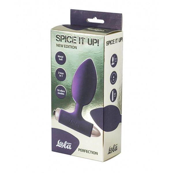 Vibrating Anal Plug Spice It Up New Edition Perfection Ultraviolet zdjęcie 2