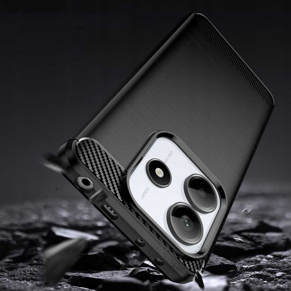 Spacecase Carbon Redmi Note 14 5G / Poco M7 Pro 5G Black zdjęcie 7