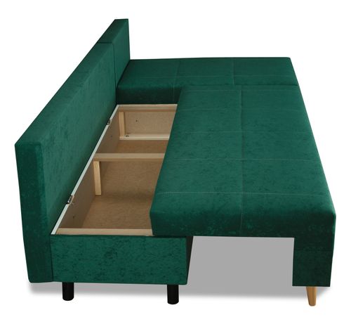 Narożnik FRANK Rogówka do salonu kolory sztruks na Arena.pl