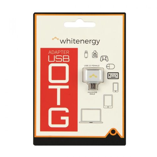 Whitenergy Adapter USB 2.0 OTG Biały na Arena.pl